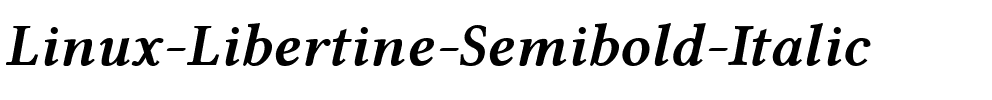 Linux Libertine Semibold Italic.ttf
