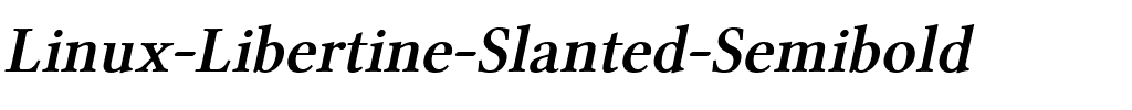 Linux Libertine Slanted Semibold Slanted.ttf