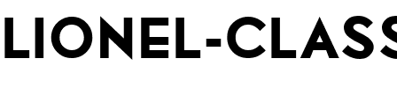 Lionel Classic Regular.ttf