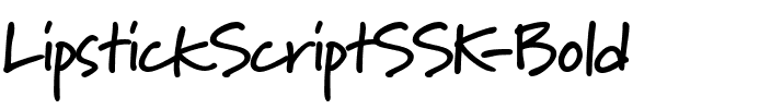 LipstickScriptSSK Bold.ttf