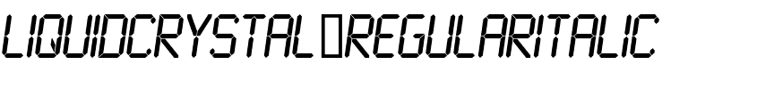 Liquid Crystal Regular Italic.otf