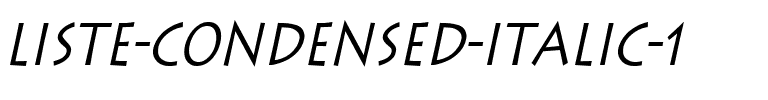 Liste-Condensed Italic.ttf