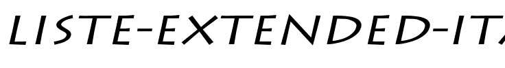 Liste-Extended Italic.ttf