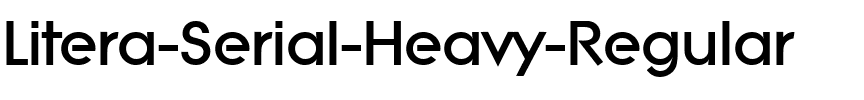 Litera-Serial-Heavy Regular.ttf