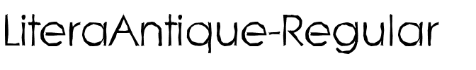 LiteraAntique Regular.ttf