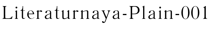 Literaturnaya Plain.ttf