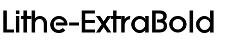 Lithe Extrabold Regular.ttf