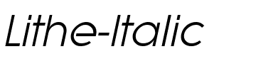 Lithe Italic.ttf