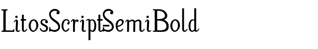 Litos Script SemiBold.otf