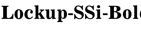 Lockup SSi Bold.ttf