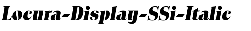 Locura Display SSi Italic.ttf