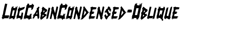 LogCabinCondensed Oblique.ttf