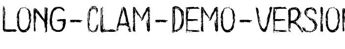 Long Clam Demo Version Normal.ttf