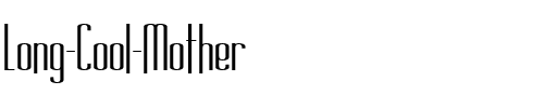 Long Cool Mother Regular.ttf