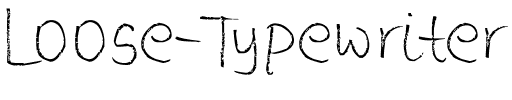Loose Typewriter Regular.ttf