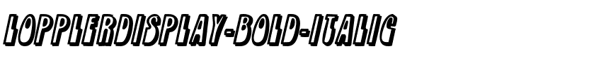 LopplerDisplay Bold Italic.ttf