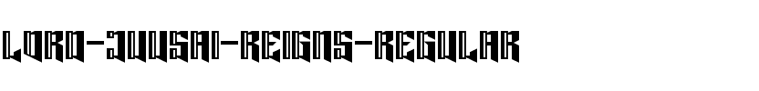 Lord Juusai Reigns Regular.ttf