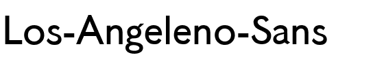 Los Angeleno Sans Regular.ttf