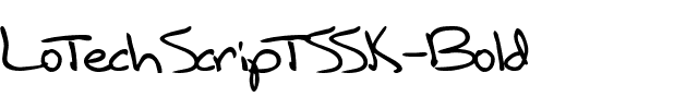LotechScriptSSK Bold.ttf