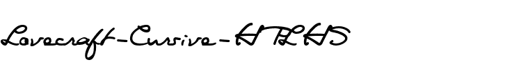 Lovecraft Cursive HPLHS.ttf