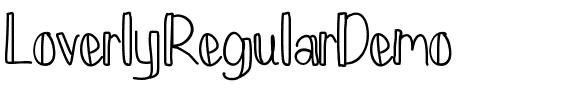 LoverlyRegularDemo RegularDemo.ttf