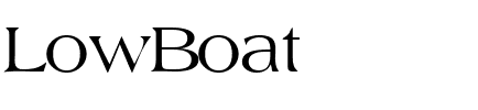 LowBoat Regular.ttf