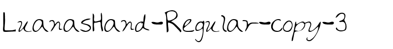 LuanasHand Regular.ttf