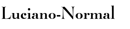 Luciano Normal.ttf
