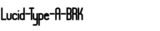 Lucid Type A BRK Regular.ttf