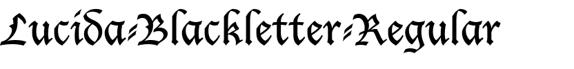 Lucida Blackletter Normal.ttf
