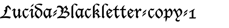 Lucida Blackletter Regular.ttf