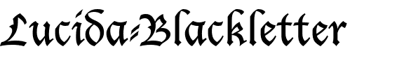 Lucida Blackletter Regular.ttf