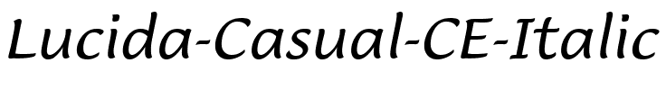 Lucida Casual CE Italic.ttf