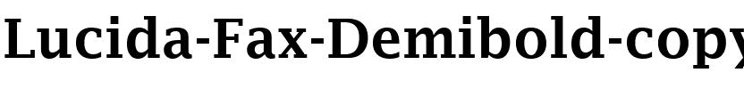 Lucida Fax Demi-gras.ttf