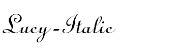 Lucy Italic.ttf