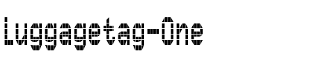 Luggagetag One Regular.ttf