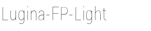 Lugina FP Light.ttf