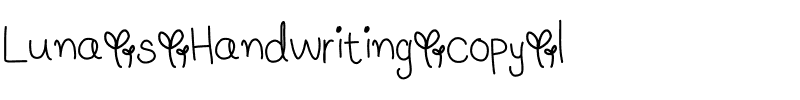 Luna’s Handwriting  Medium.ttf