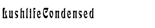 LushlifeCondensed Regular.ttf