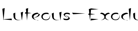 Luteous Exodus Regular.ttf