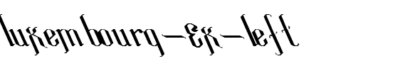 Luxembourg Ex Left Regular.ttf