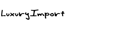 LuxuryImport Regular.ttf