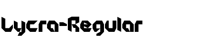 Lycra Regular.ttf