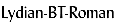 Lydian BT Roman.ttf