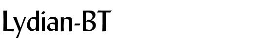 Lydian BT Roman.ttf