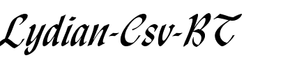 Lydian Csv BT Regular.ttf