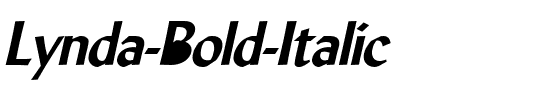 Lynda Bold Italic.ttf