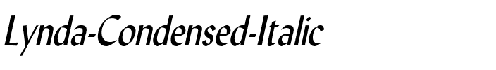 Lynda Condensed Italic.ttf