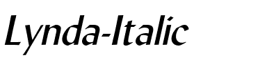 Lynda Italic.ttf