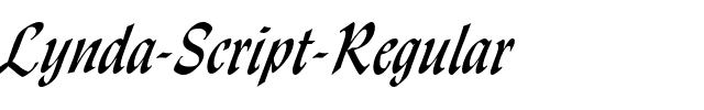 Lynda Script Regular Regular.ttf